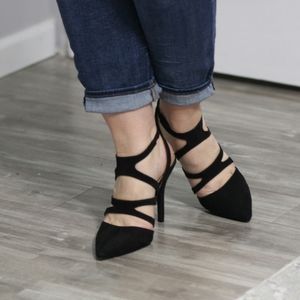 2/$10 Fancy strappy heels